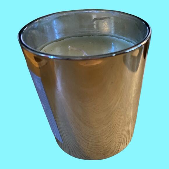 Sand & Fog 11.5oz Candle Evergreen & Icicles Silver/Chrome Holder No Lid Unlit - Picture 3 of 6